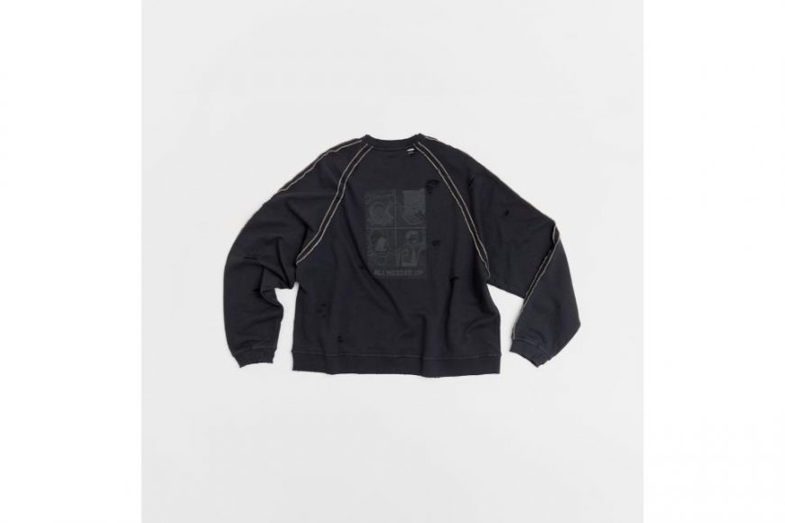 Break Time Destroyed Crewneck (23)