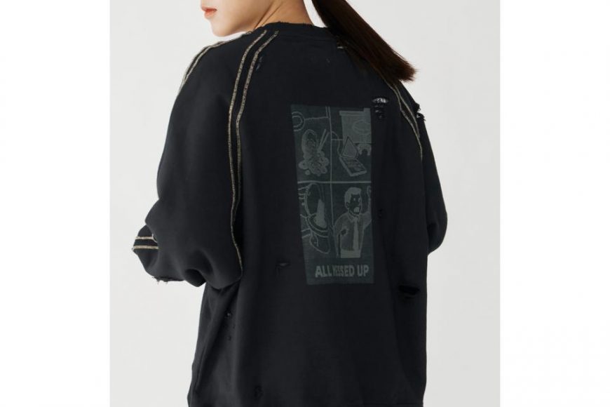 Break Time Destroyed Crewneck (4)