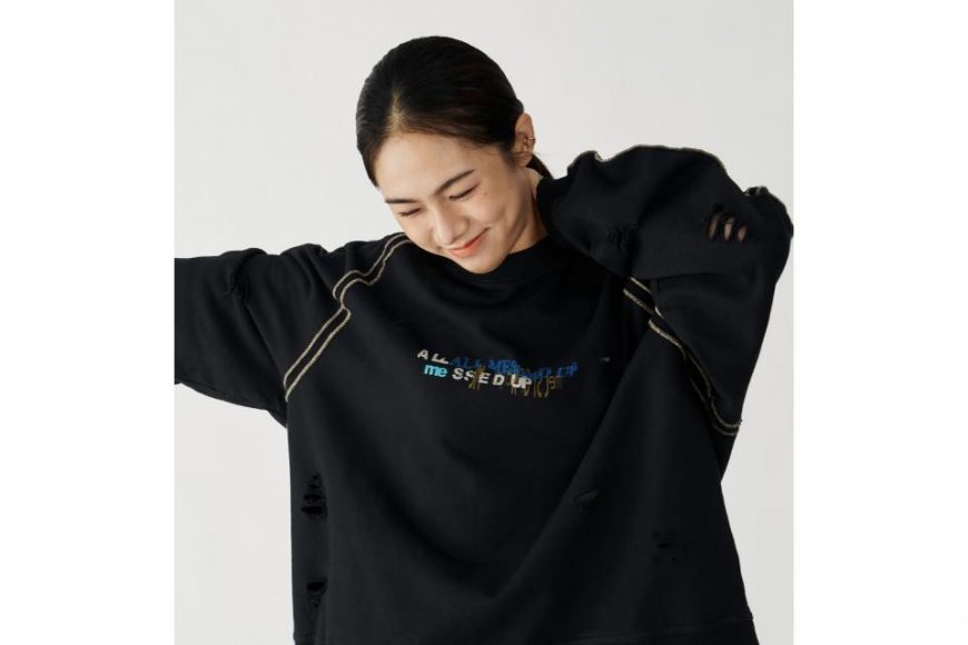 Break Time Destroyed Crewneck (5)