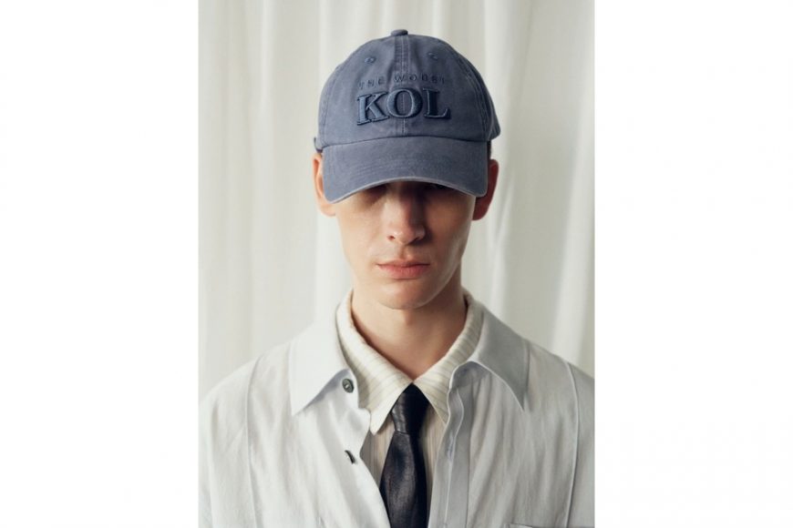 THE PROUDER 25 AW 水洗天藍KOL軟檐棒球帽 (2)