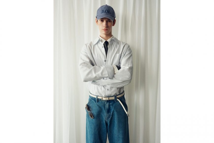 THE PROUDER 25 AW 水洗天藍KOL軟檐棒球帽 (3)