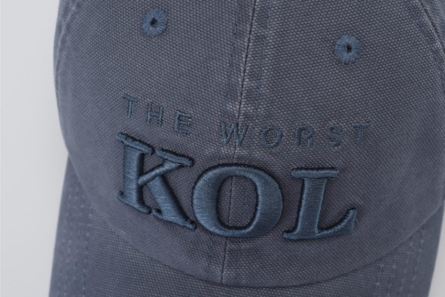 THE PROUDER 25 AW 水洗天藍KOL軟檐棒球帽 (7)