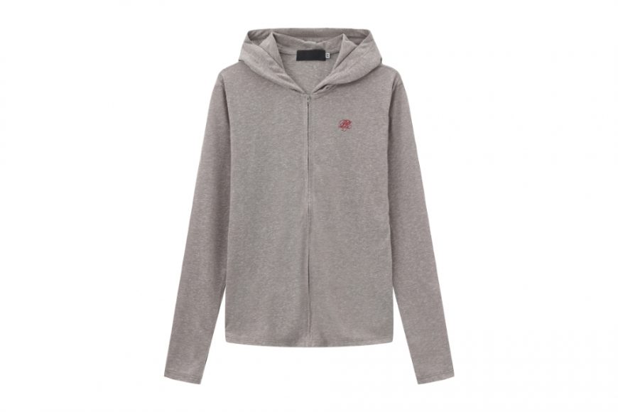 THE PROUDER 25 AW 灰色拉鍊連帽防曬衣 (4)