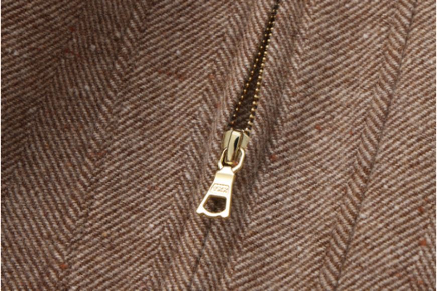 THE PROUDER 25 AW 立領羊毛呢拼皮復古哈靈頓夾克 (7)