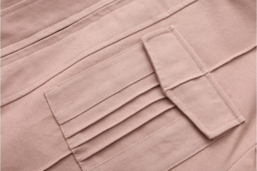 THE PROUDER 25 AW 立領髒粉色夾棉復古哈靈頓夾克 (11)