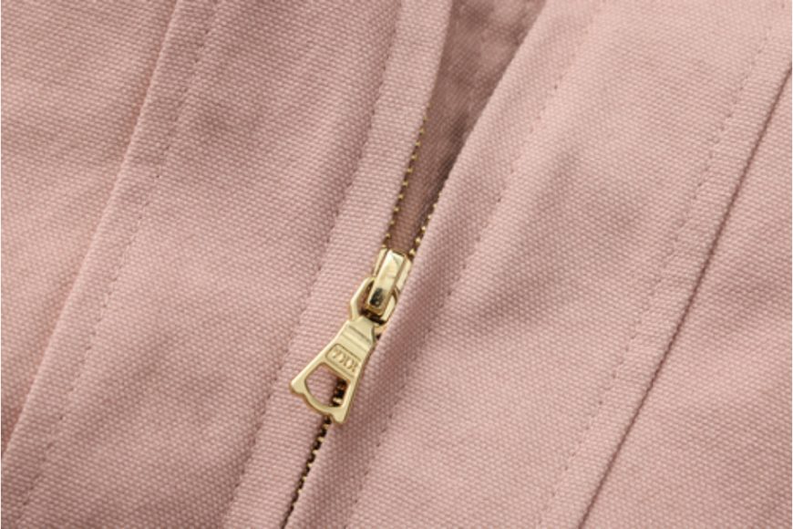 THE PROUDER 25 AW 立領髒粉色夾棉復古哈靈頓夾克 (7)