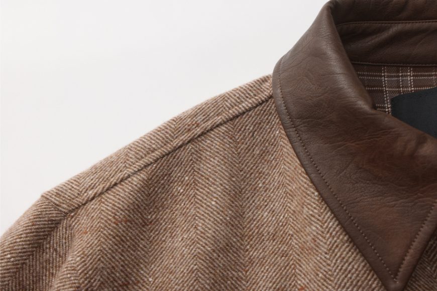 THE PROUDER 25 AW 羊毛呢巴恩風廓形中長款夾克 (6)