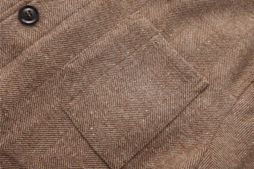 THE PROUDER 25 AW 羊毛呢巴恩風廓形中長款夾克 (7)