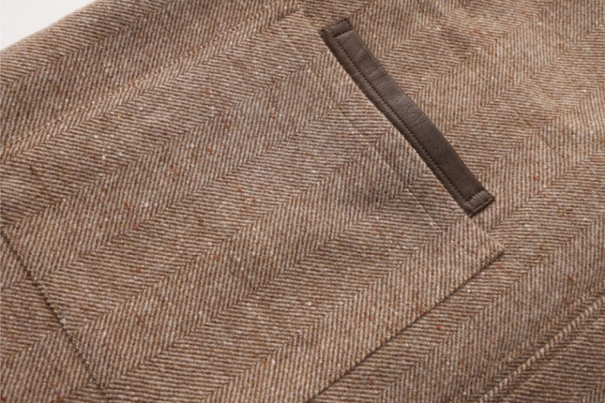 THE PROUDER 25 AW 羊毛呢巴恩風廓形中長款夾克 (9)