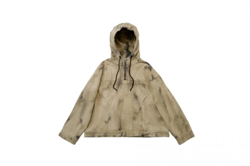 Washed Half-Zipped Hoodie (10)