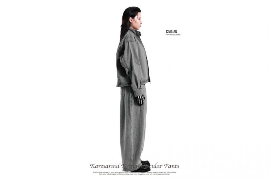 25- Civ. Karesansui denim circular pants (8)