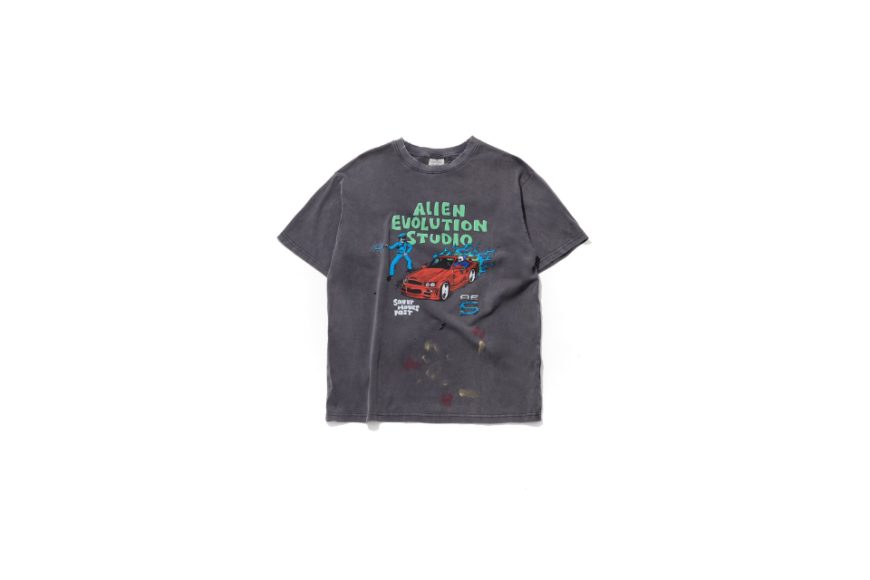 Speeding Skull Vintage-Washed Oversize Tee (1)