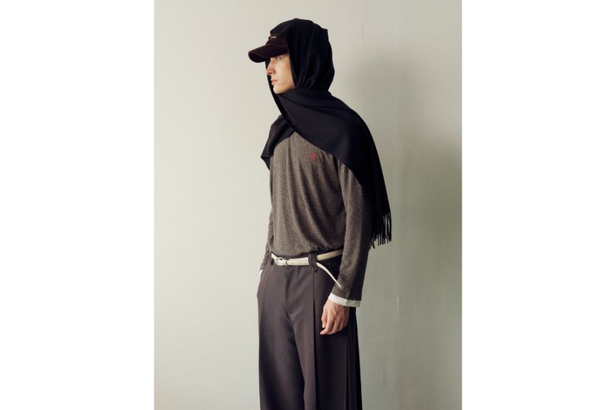 亞麻復古層次寬鬆打底內搭衣 (2)