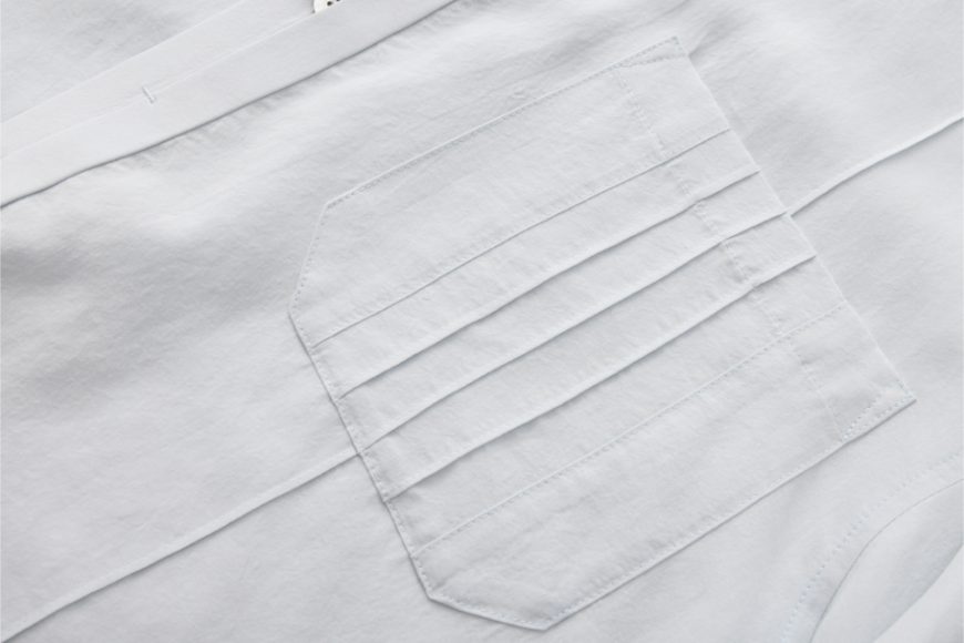 水洗天絲短寬復古藍短寬襯衫 (7)