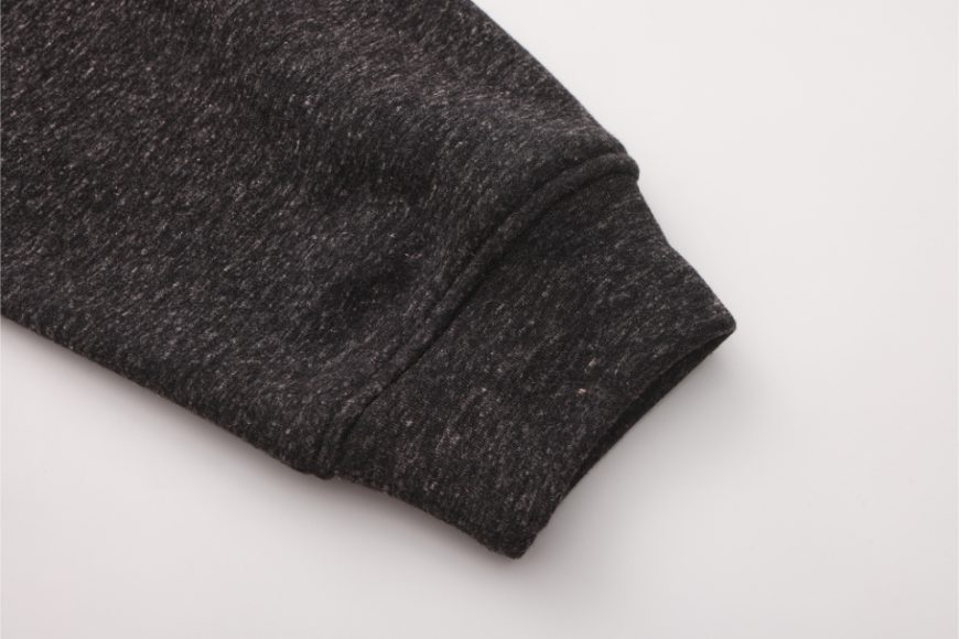 順滑舒適亞麻石墨灰色雙開拉鍊帽衫 (9)