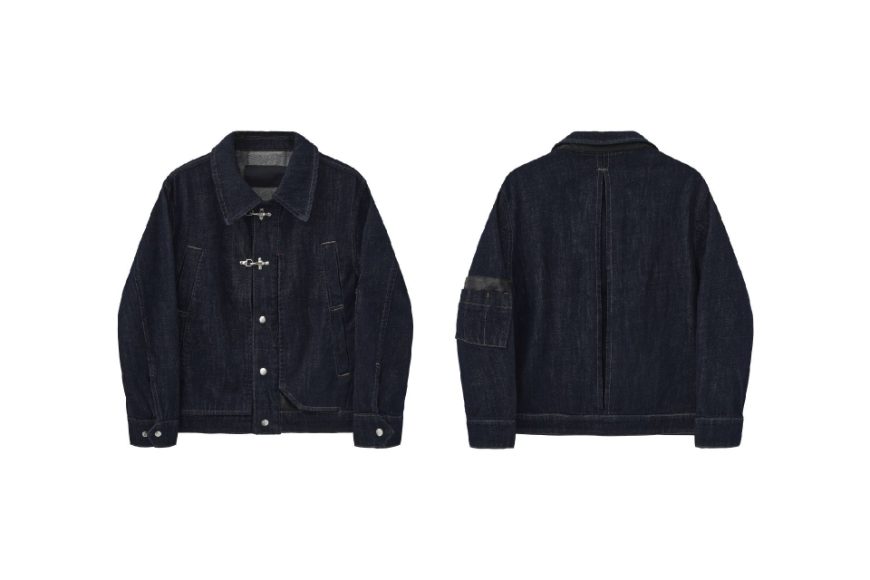 龍蝦扣不掉色原牛牛仔夾克 (0)