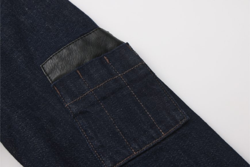 龍蝦扣不掉色原牛牛仔夾克 (12)