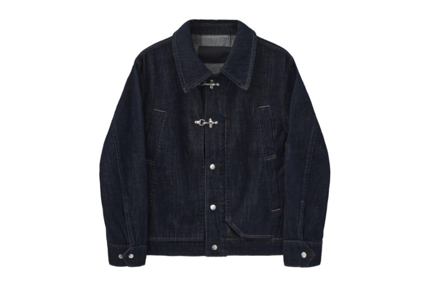 龍蝦扣不掉色原牛牛仔夾克 (4)