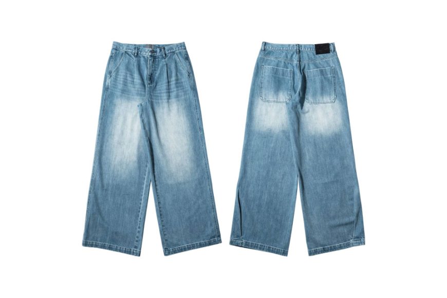 AA-P02 Pleated Denim Pants (0)