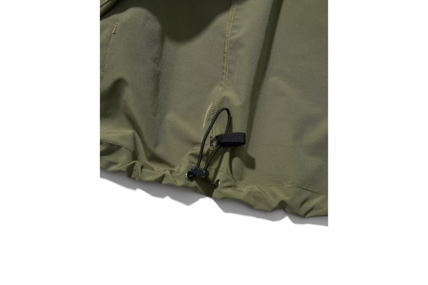 Classic Logo Water-Repellent Nylon Half Zip Hoodie (12)