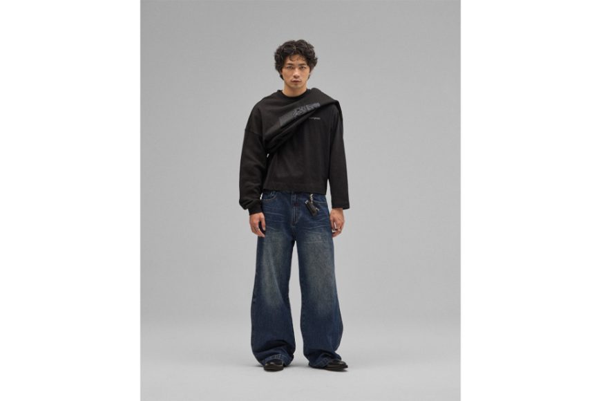 F25-P09 Pleated Denim Pants (2)
