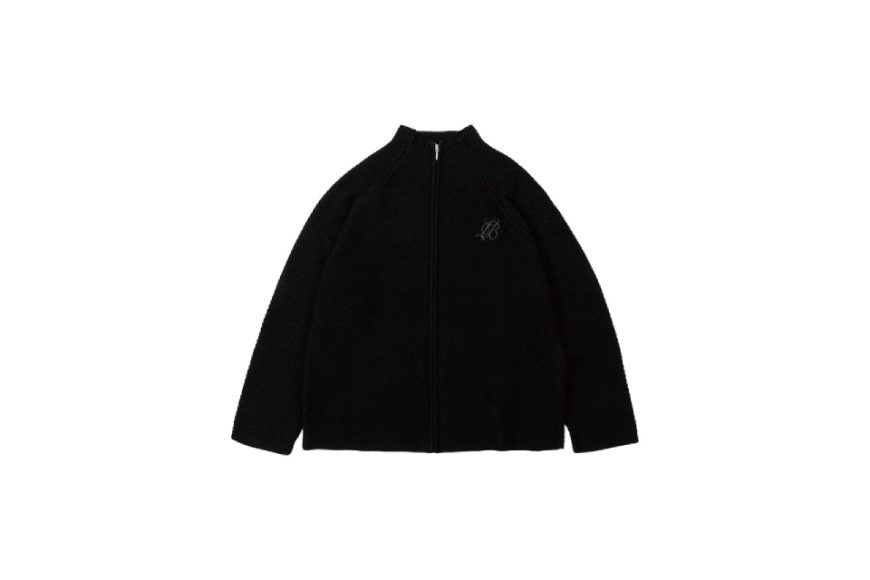 LB mock-neck knit cardigan (0)