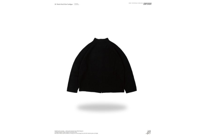 LB mock-neck knit cardigan (10)