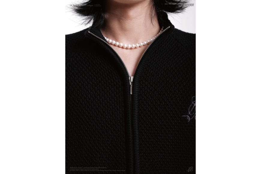 LB mock-neck knit cardigan (6)