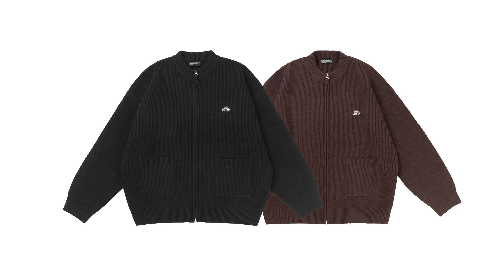 MANIA Zippered Knit Jacket (0)