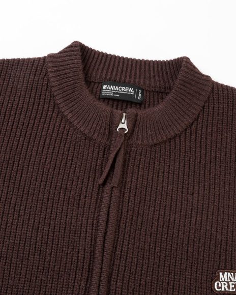 MANIA Zippered Knit Jacket (10)
