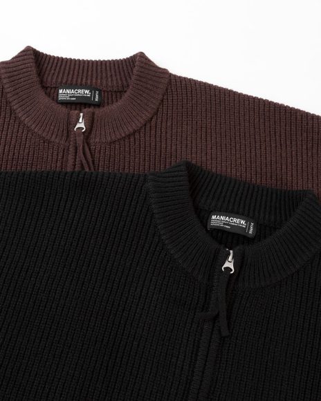MANIA Zippered Knit Jacket (15)