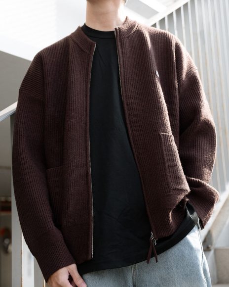 MANIA Zippered Knit Jacket (22)