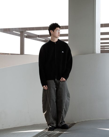 MANIA Zippered Knit Jacket (25)