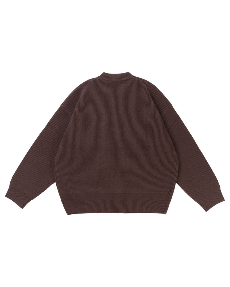 MANIA Zippered Knit Jacket (9)