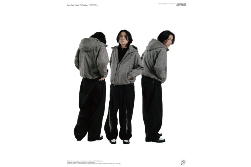 Plaid fabric TBP jacket (1)