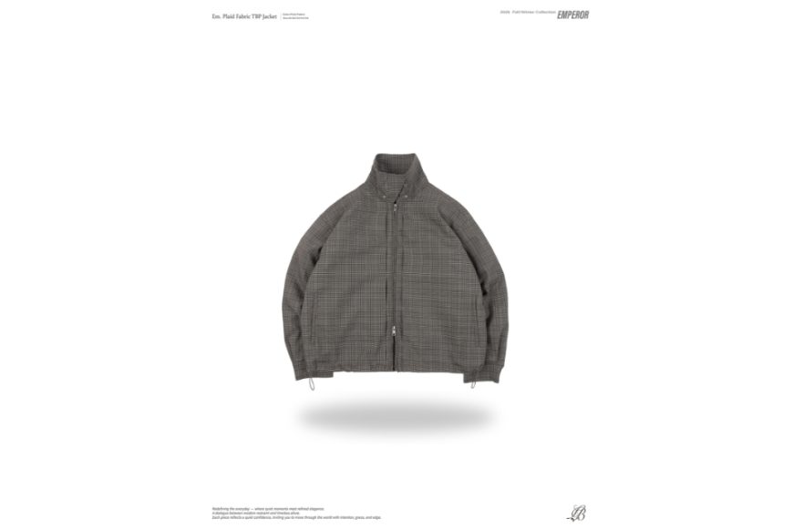 Plaid fabric TBP jacket (14)
