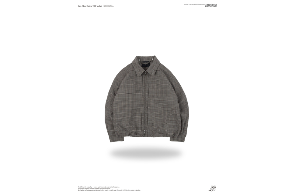 Plaid fabric TBP jacket (17)