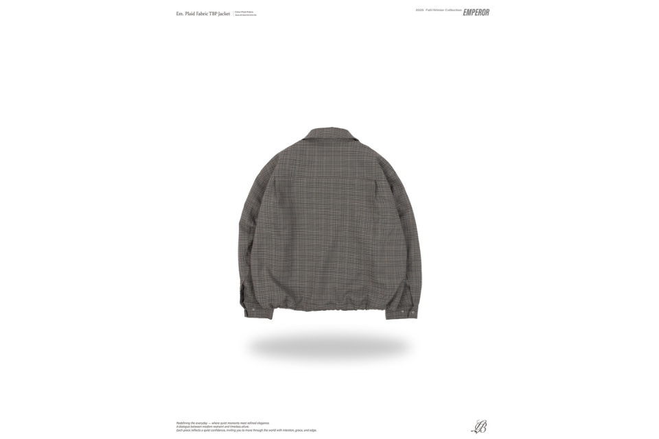 Plaid fabric TBP jacket (18)