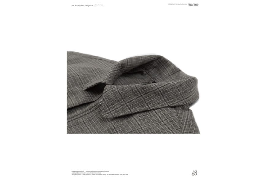 Plaid fabric TBP jacket (21)