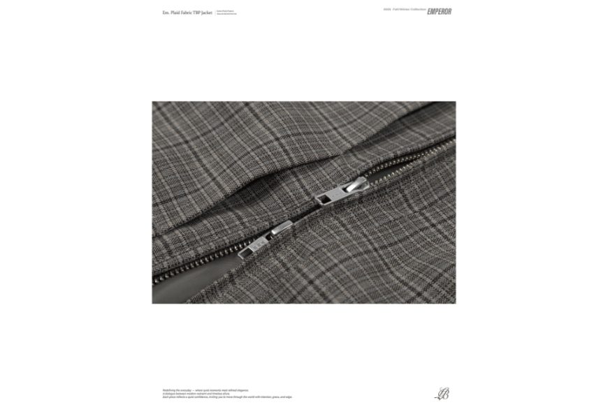 Plaid fabric TBP jacket (22)