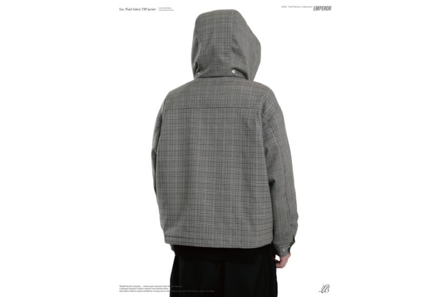 Plaid fabric TBP jacket (4)