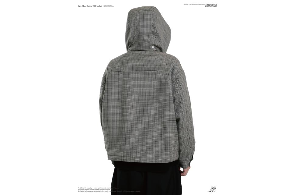 Plaid fabric TBP jacket (4)