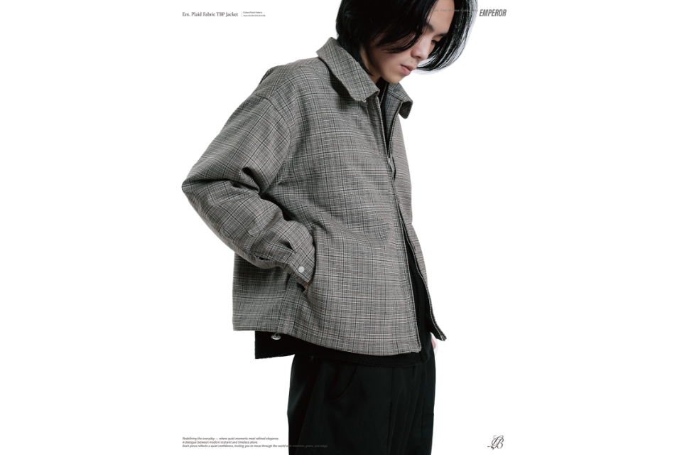 Plaid fabric TBP jacket (7)