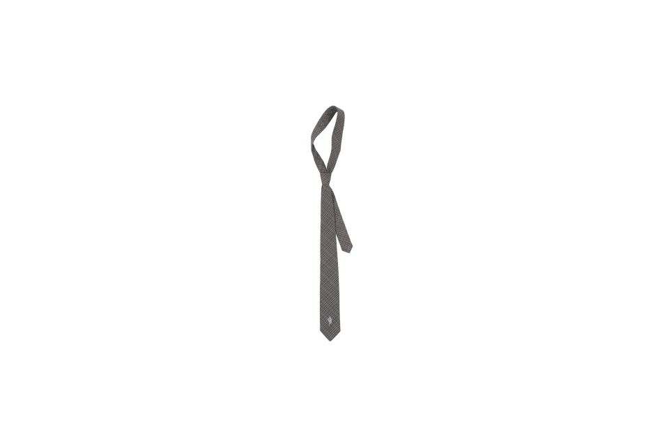 Plaid fabric tie (0)