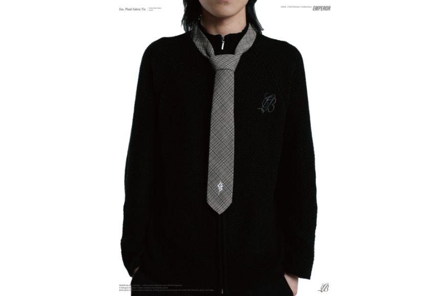 Plaid fabric tie (5)