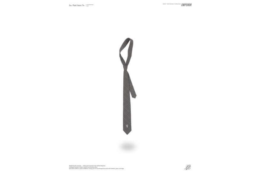 Plaid fabric tie (7)