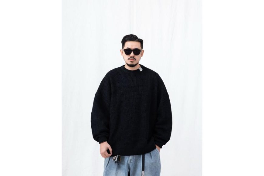 Waffle-Knit Sweater (8)