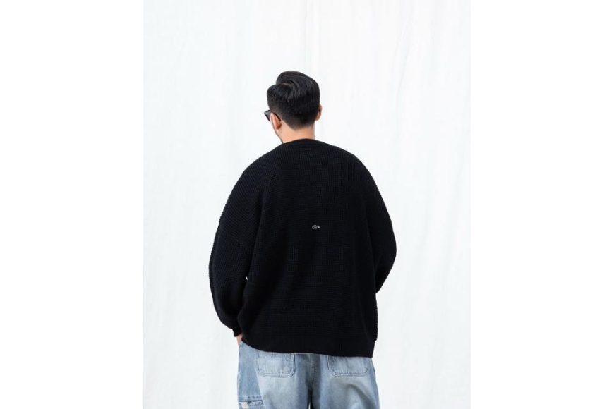 Waffle-Knit Sweater (9)