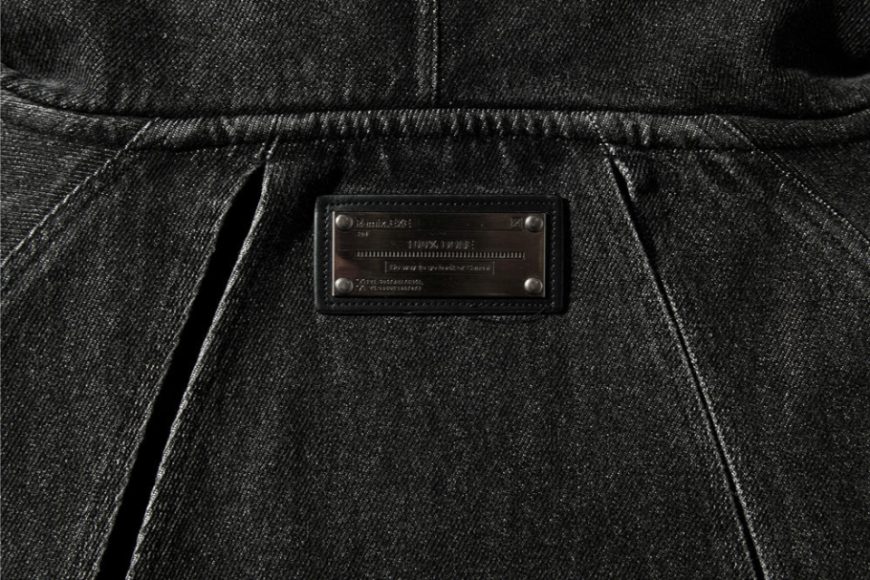 RE Wing Denim Panel Cotton ZIP Hoodie (12)