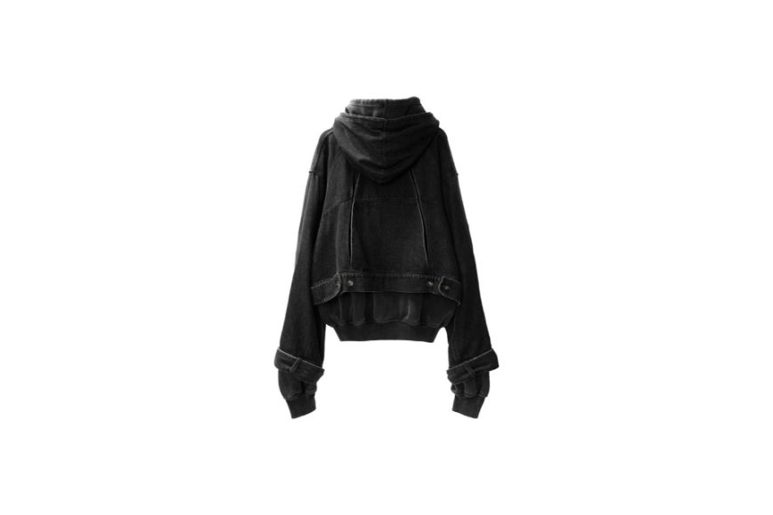 RE Wing Denim Panel Cotton ZIP Hoodie (4)